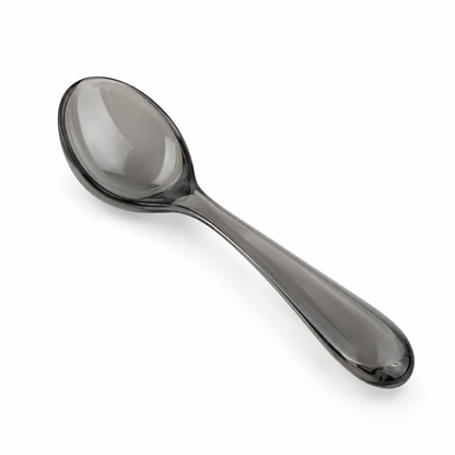 Cucchiaio da Minestra in Acrilico Nero 16 cm Leggero Rassivo