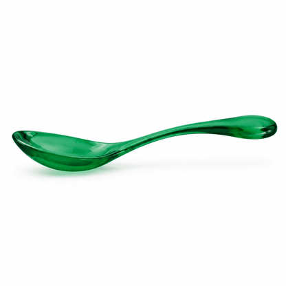 Rassivo Vibrant Green Acrylic Soup Spoon 17 cm