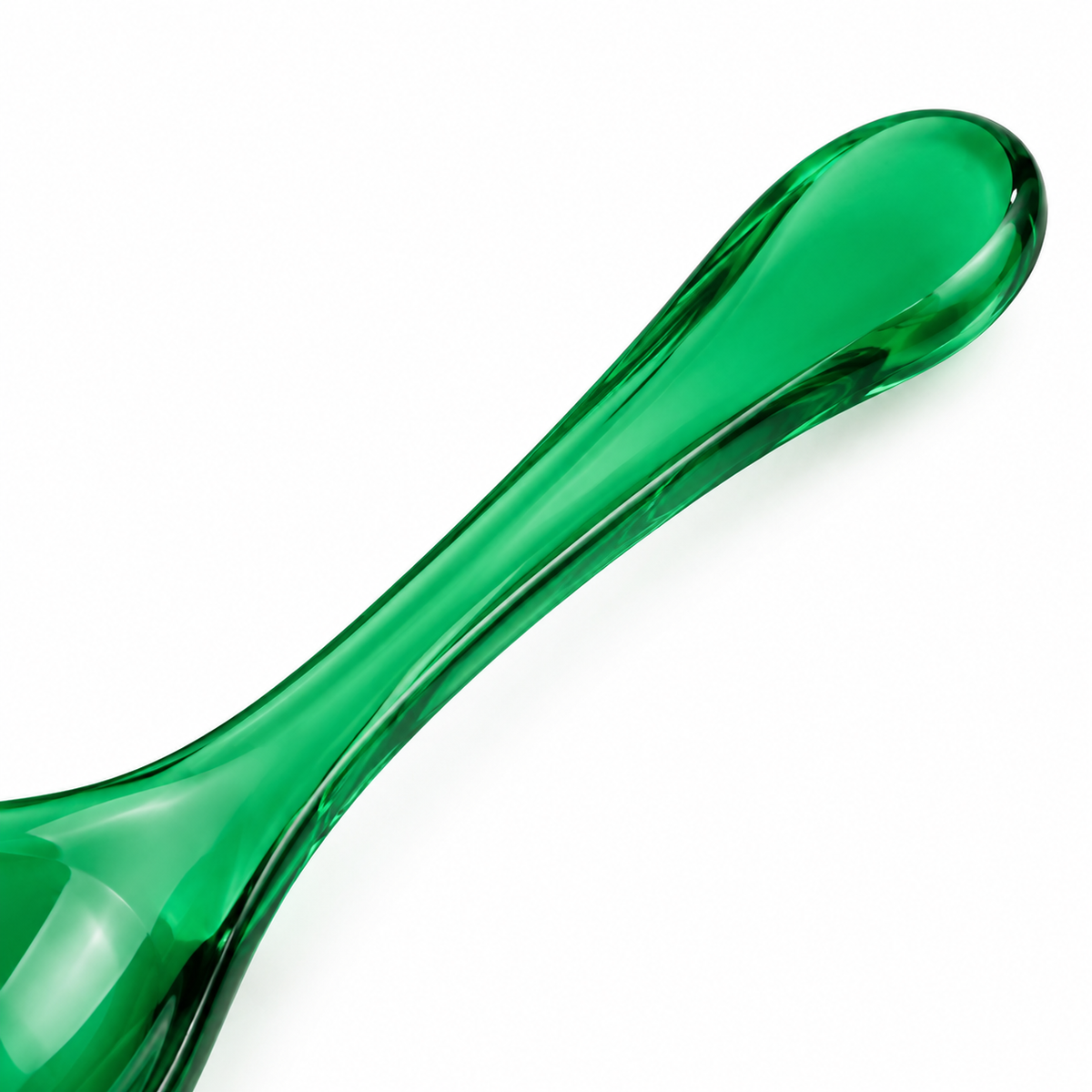 Rassivo Vibrant Green Acrylic Soup Spoon 17 cm