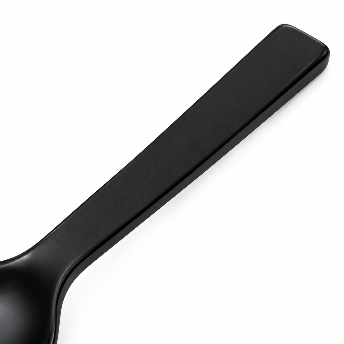 Cucchiaio da tavola in acciaio inox nero opaco 20 cm