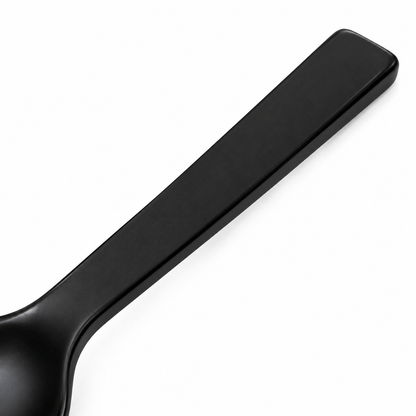 Cucchiaio da tavola in acciaio inox nero opaco 20 cm