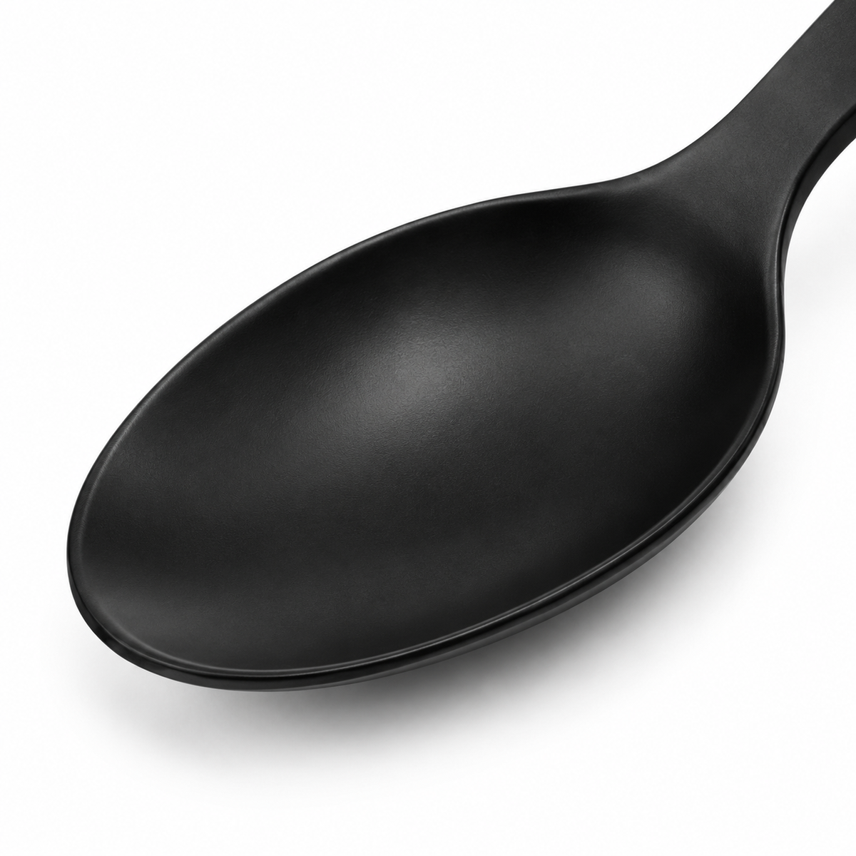 Cucchiaio da tavola in acciaio inox nero opaco 20 cm