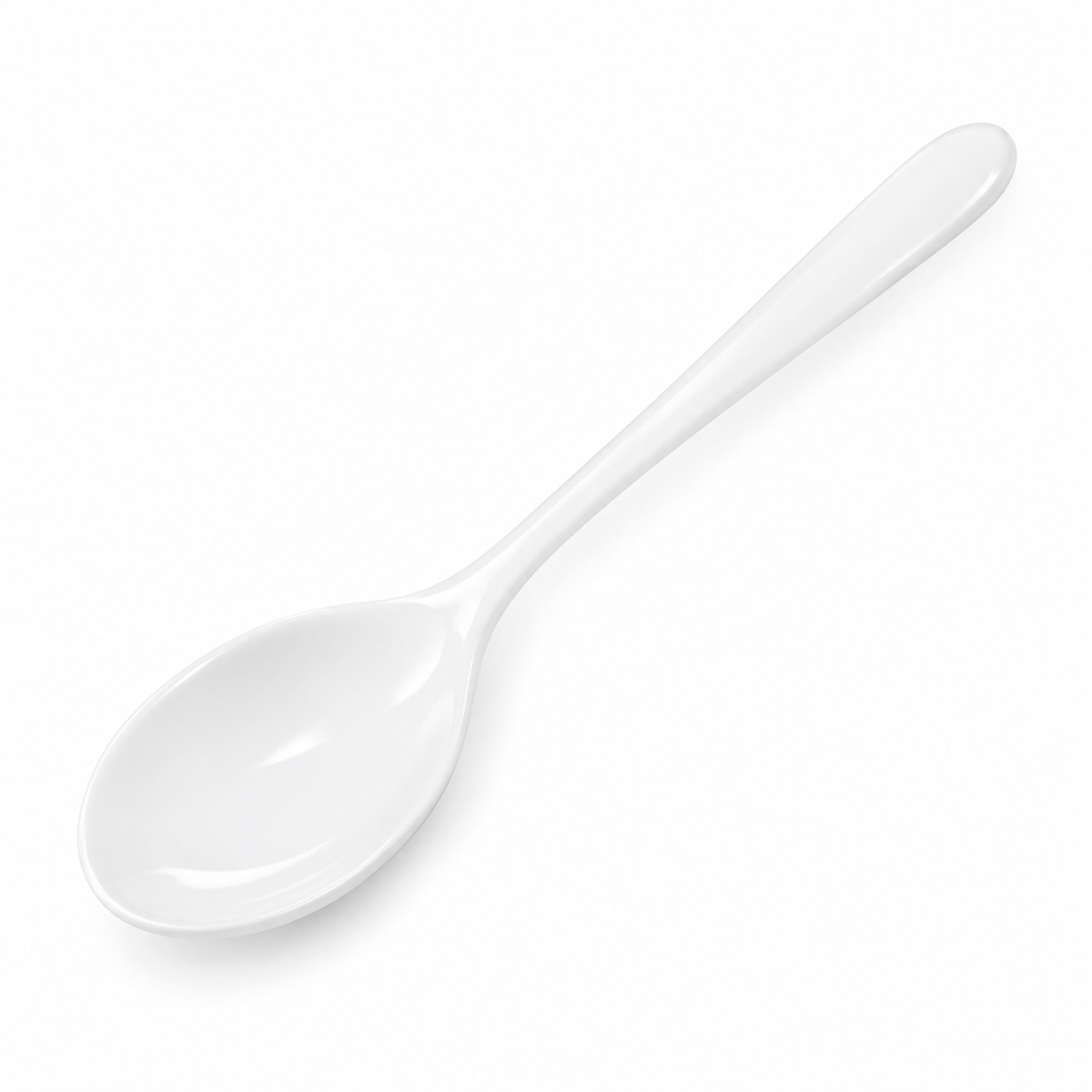 Cucchiaio in porcellana bianca 15 cm – cucchiaio da tavola classico