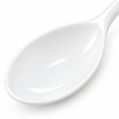 Cucchiaio in porcellana bianca 15 cm – cucchiaio da tavola classico
