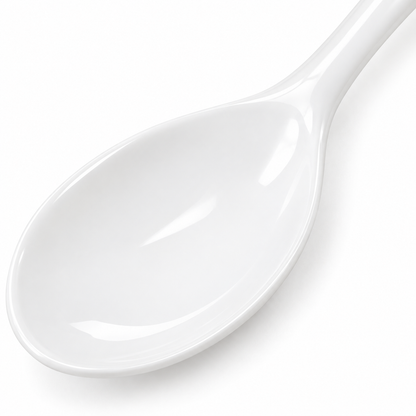 Cucchiaio in porcellana bianca 15 cm – cucchiaio da tavola classico