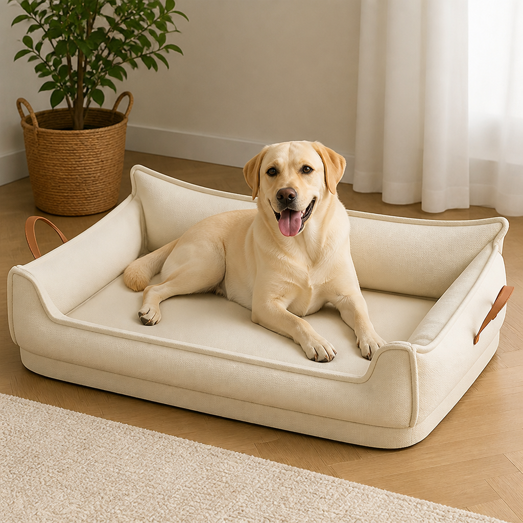 Cuccia ortopedica per cani impermeabile (con fodera rimovibile)