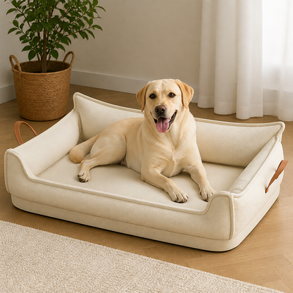 Cuccia ortopedica per cani impermeabile (con fodera rimovibile)