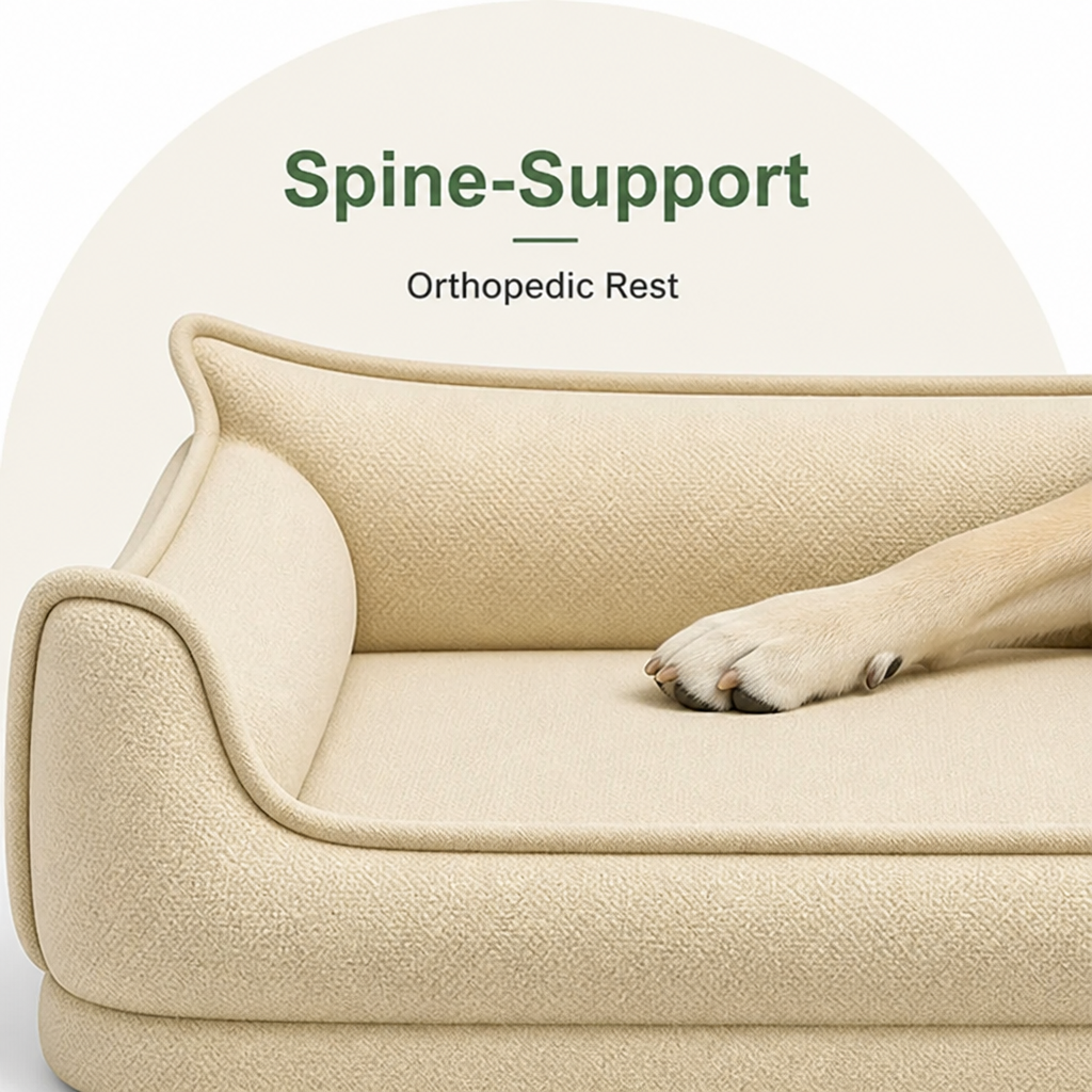 Cuccia ortopedica per cani impermeabile (con fodera rimovibile)