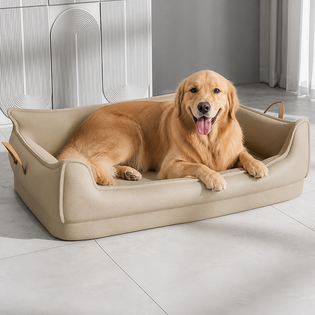 Cuccia ortopedica per cani impermeabile (con fodera rimovibile)