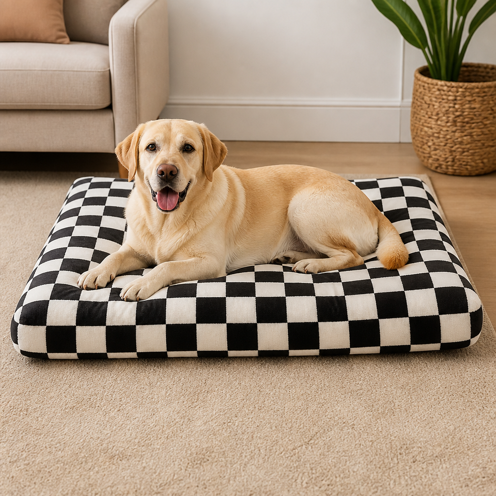 Cuccia ortopedica per cani in memory foam con base antiscivolo (fodera rimovibile)