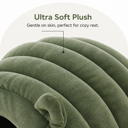 Cuccia semi-chiusa in peluche sherpa per animali domestici