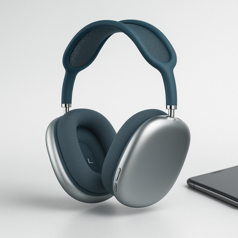 Cuffie Bluetooth Over-Ear Wireless con Cancellazione del Rumore