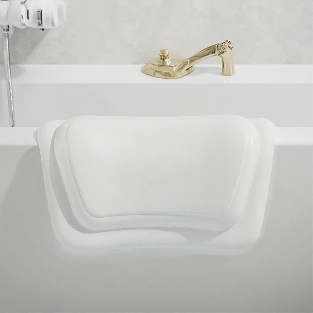Cuscino da bagno antiscivolo HydroLuxe con schiuma in silicone e rivestimento in PU