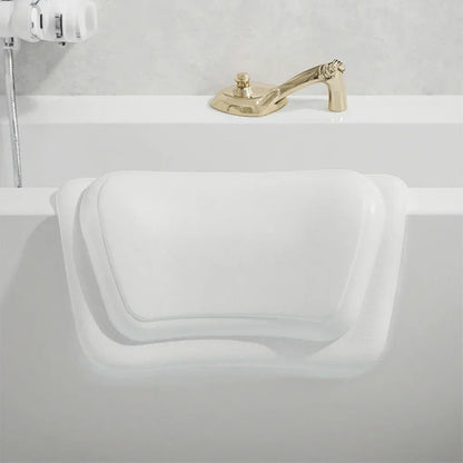 Cuscino da bagno antiscivolo HydroLuxe con schiuma in silicone e rivestimento in PU
