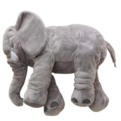 Cuscino elefante peluche morbido | Design morbido e abbracciabile per culla o letto | Compagno rassicurante per neonati 