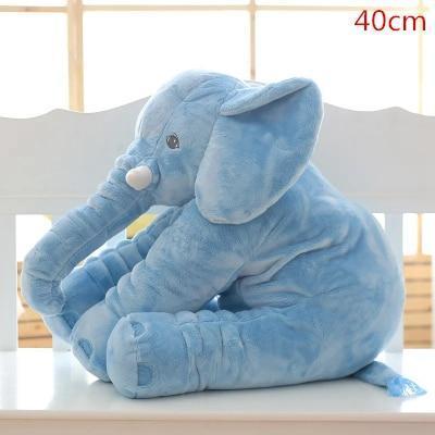 Cuscino elefante peluche morbido | Design morbido e abbracciabile per culla o letto | Compagno rassicurante per neonati 