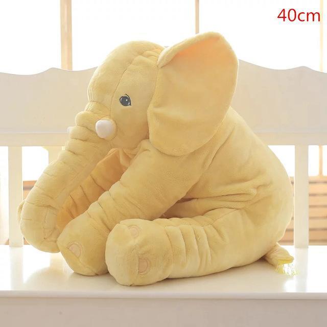 Cuscino elefante peluche morbido | Design morbido e abbracciabile per culla o letto | Compagno rassicurante per neonati 