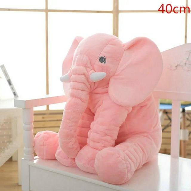 Cuscino elefante peluche morbido | Design morbido e abbracciabile per culla o letto | Compagno rassicurante per neonati 