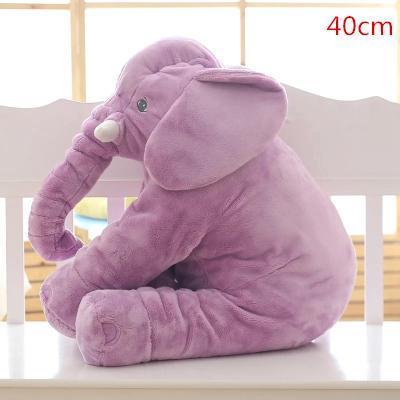 Cuscino elefante peluche morbido | Design morbido e abbracciabile per culla o letto | Compagno rassicurante per neonati 