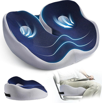 Cuscino ergonomico regolabile per sedia e ufficio FlexiSeat