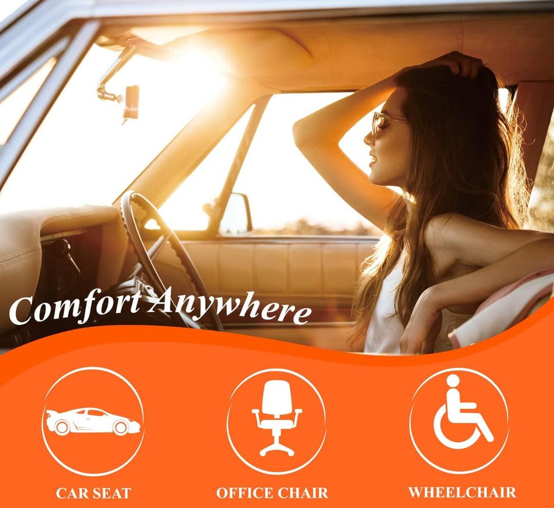 Cuscino per sedile auto in memory foam comfort Rassivo