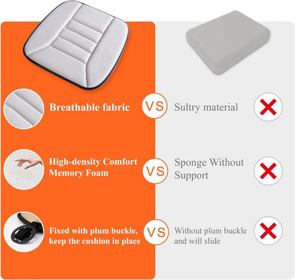 Cuscino per sedile auto in memory foam comfort Rassivo