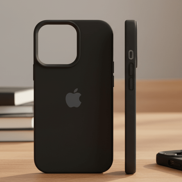 Custodia magnetica in silicone per iPhone con superficie soft touch