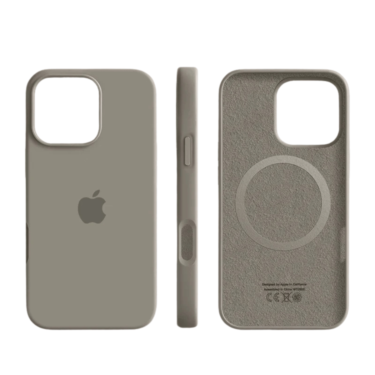 Custodia magnetica in silicone per iPhone con superficie soft touch
