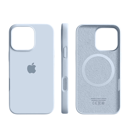 Custodia magnetica in silicone per iPhone con superficie soft touch