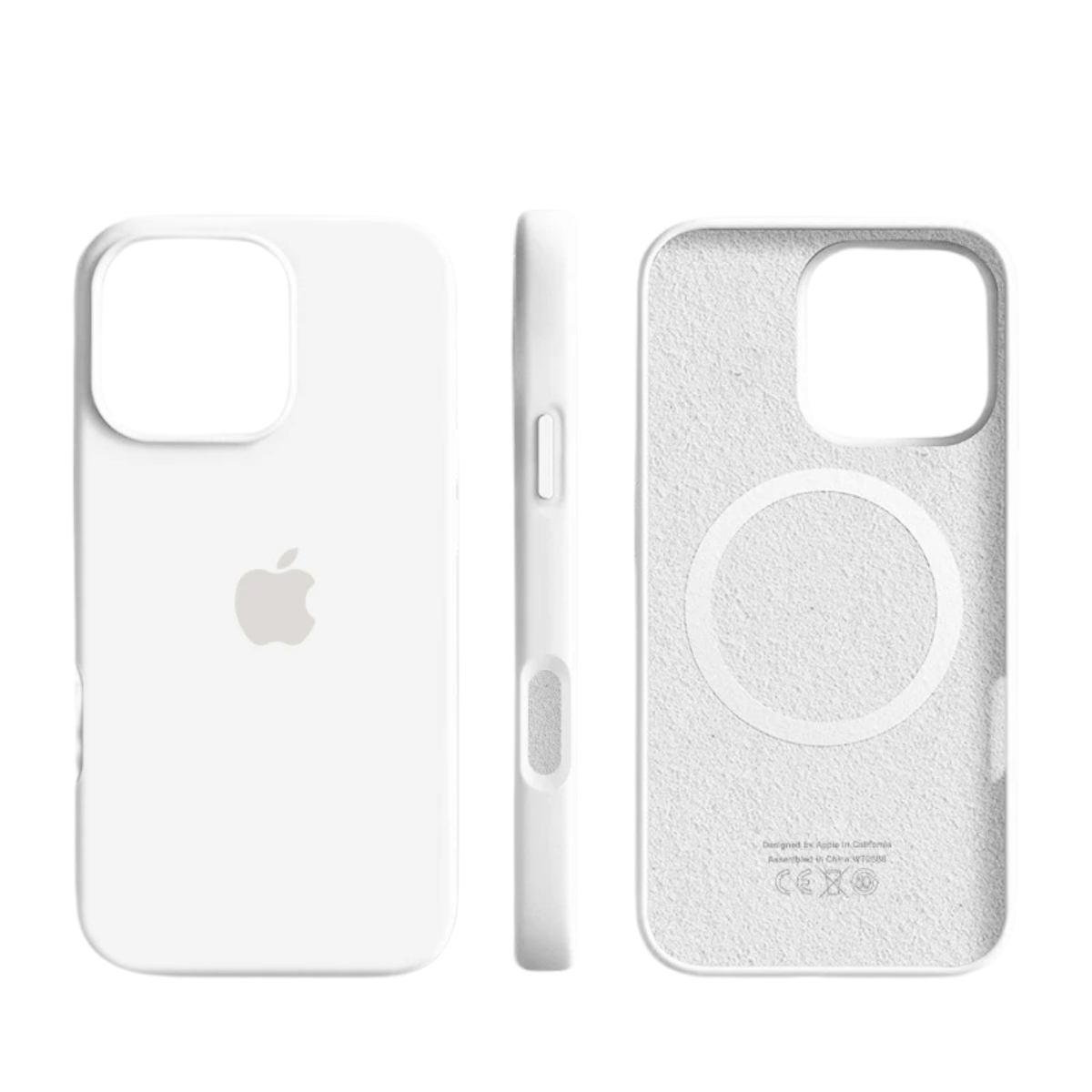 Custodia magnetica in silicone per iPhone con superficie soft touch