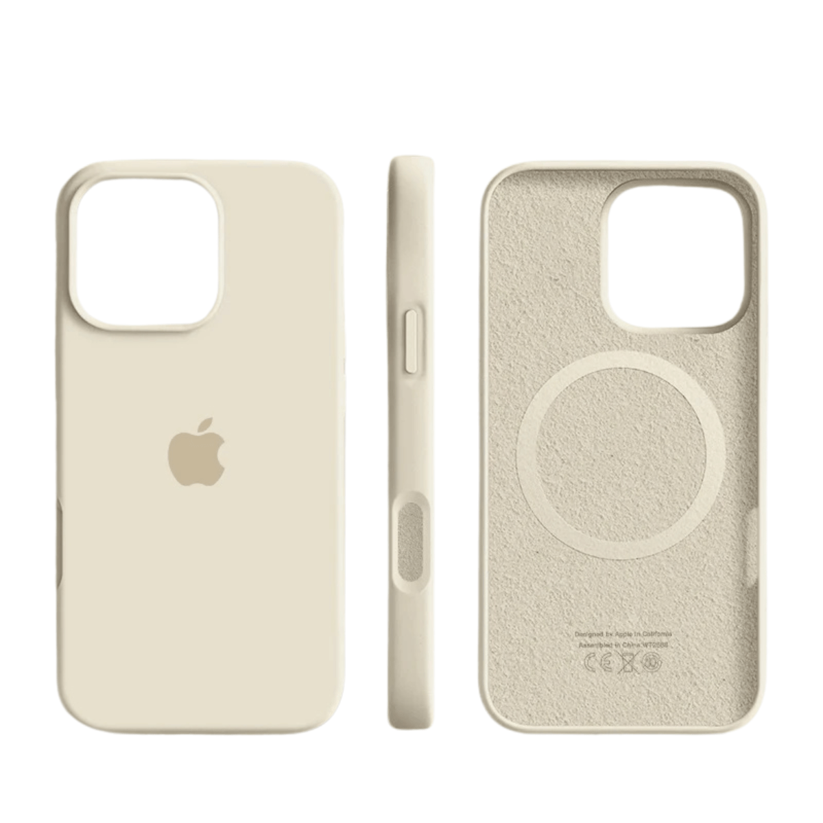 Custodia magnetica in silicone con superficie soft-touch per iPhone