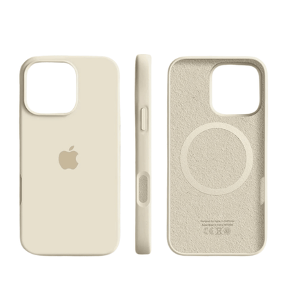 Custodia magnetica in silicone con superficie soft-touch per iPhone