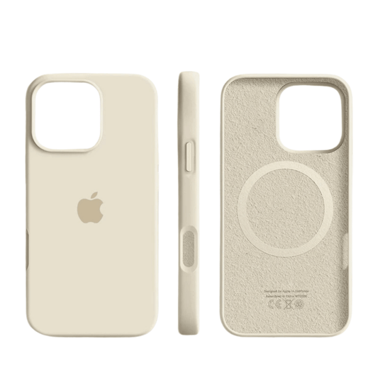 Custodia magnetica in silicone con superficie soft-touch per iPhone