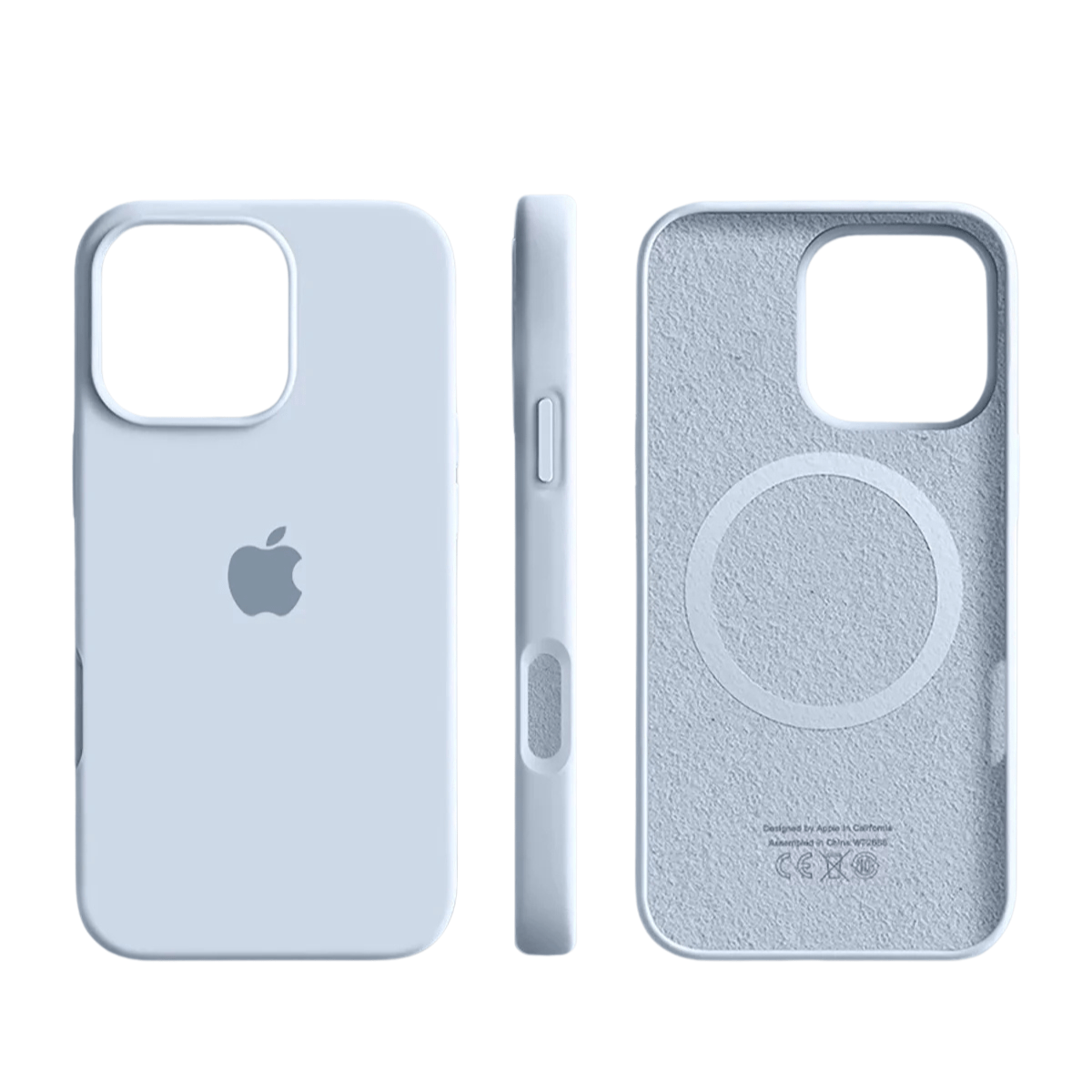 Custodia magnetica in silicone con superficie soft-touch per iPhone
