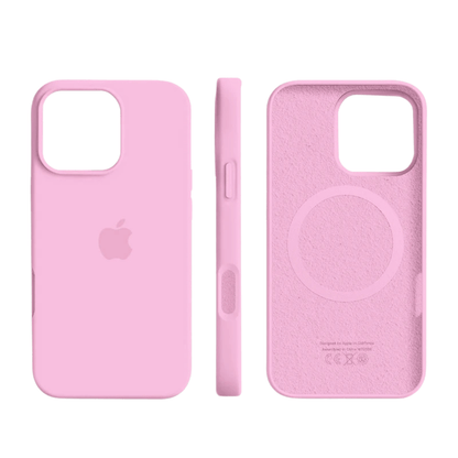 Custodia magnetica in silicone con superficie soft-touch per iPhone