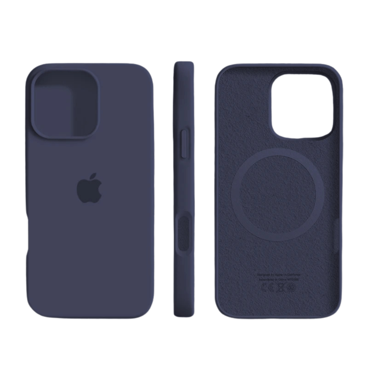 Custodia magnetica in silicone con superficie soft-touch per iPhone