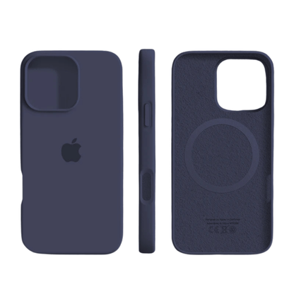 Custodia magnetica in silicone con superficie soft-touch per iPhone