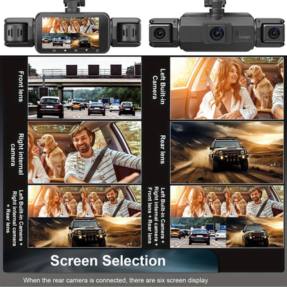 Dashcam Auto Wireless Anteriore e Posteriore con Visione Notturna