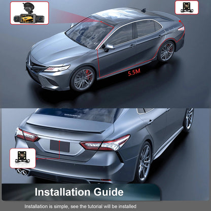 Dashcam Auto Wireless Anteriore e Posteriore con Visione Notturna