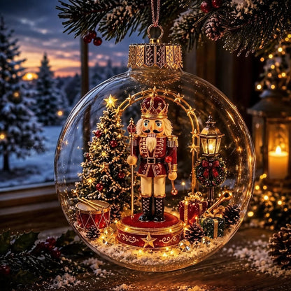 Decorazione natalizia luminosa mini villaggio invernale per la casa