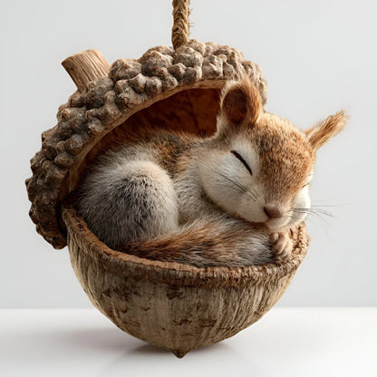 Decorazioni Natalizie Animali del Bosco in Ghianda per Albero