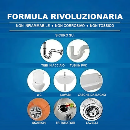 Disgorgante potente per sturare tubature e scarichi