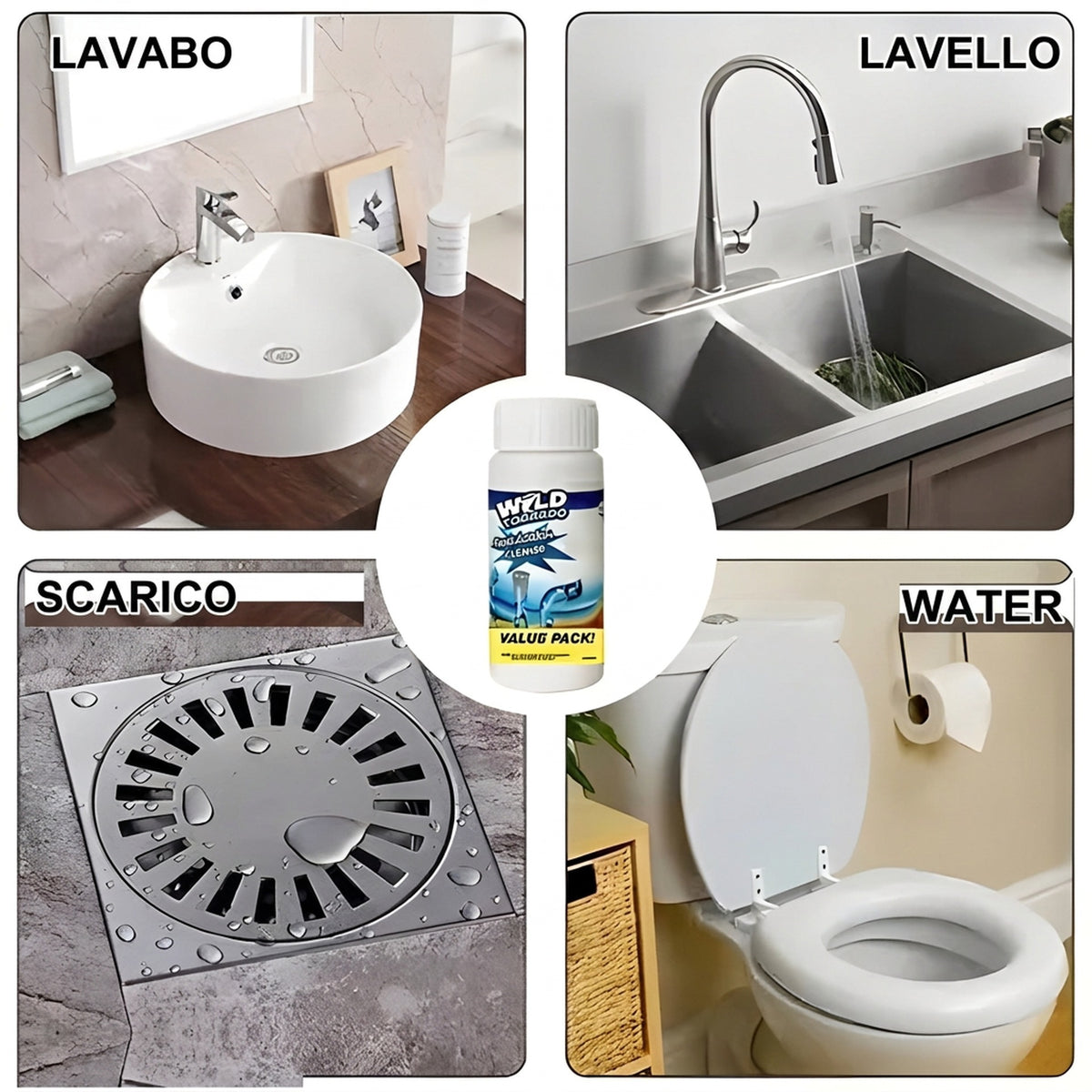 Disgorgante potente per sturare tubature e scarichi