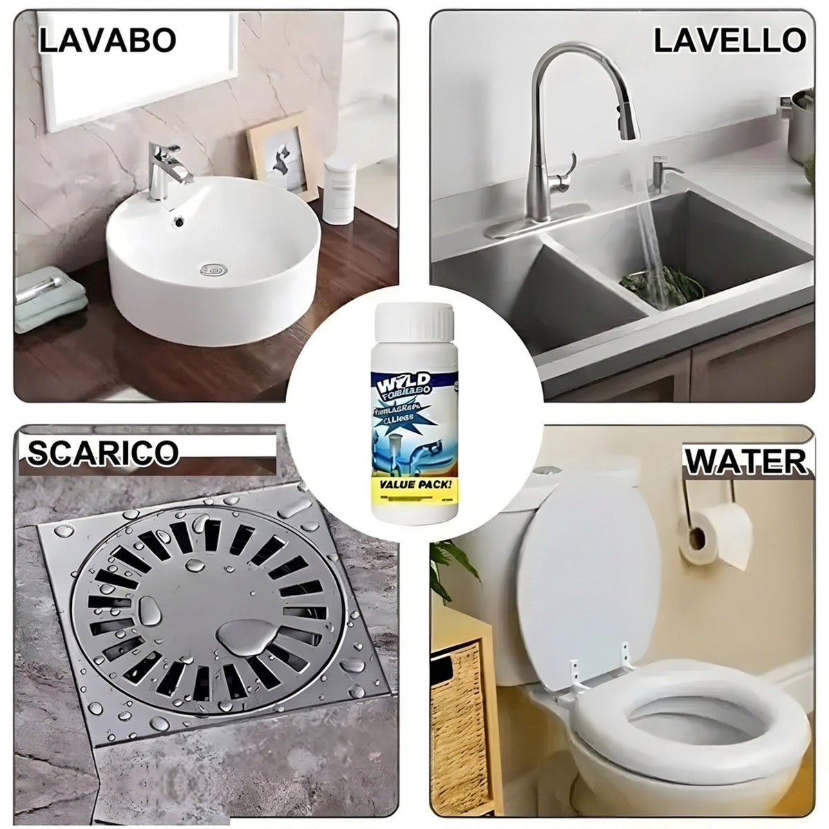 Disgorgante potente per sturare tubature e scarichi