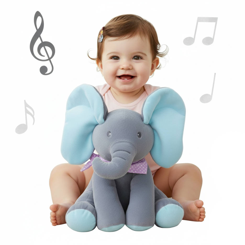 Elefante Peekaboo Parlante Interattivo