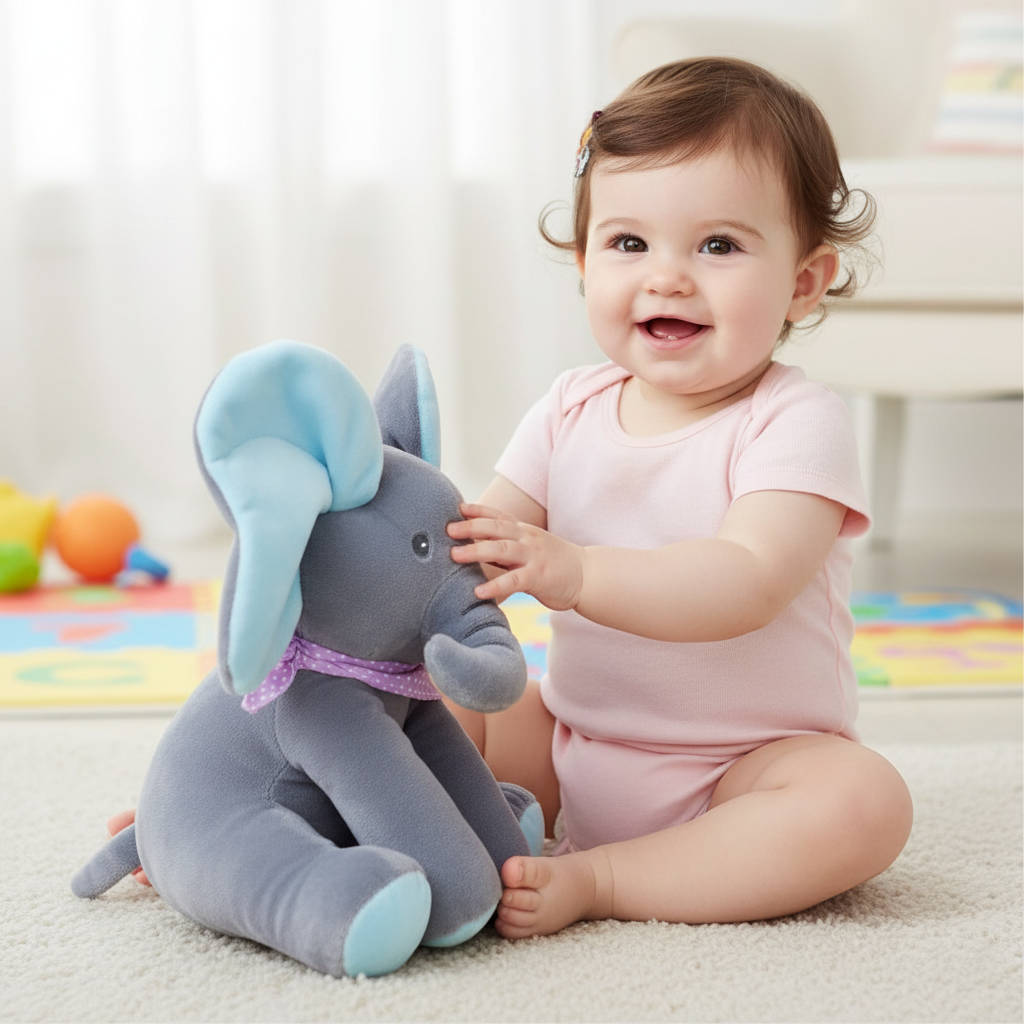 Elefante Peekaboo Parlante Interattivo
