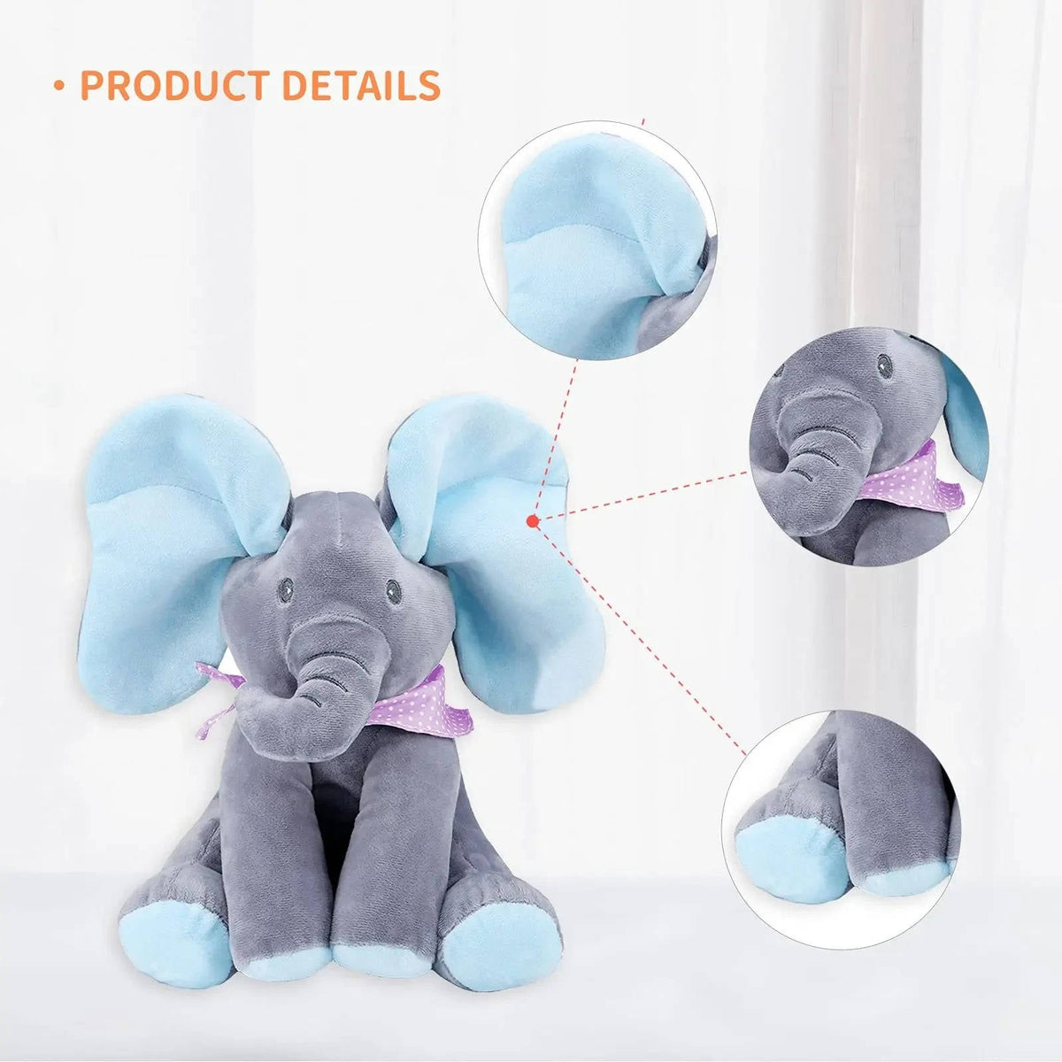 Elefante Peekaboo Parlante Interattivo