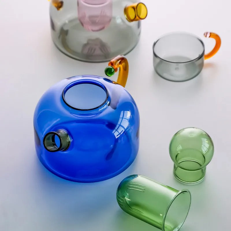 Elegante set teiera e tazza artistico Tokyo