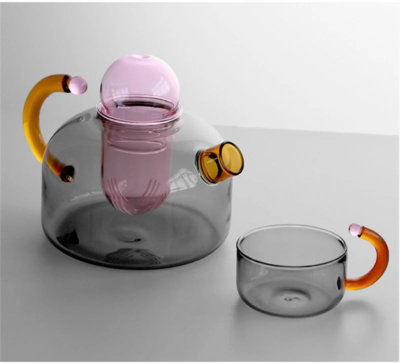 Elegante set teiera e tazza artistico Tokyo