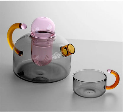 Elegante set teiera e tazza artistico Tokyo